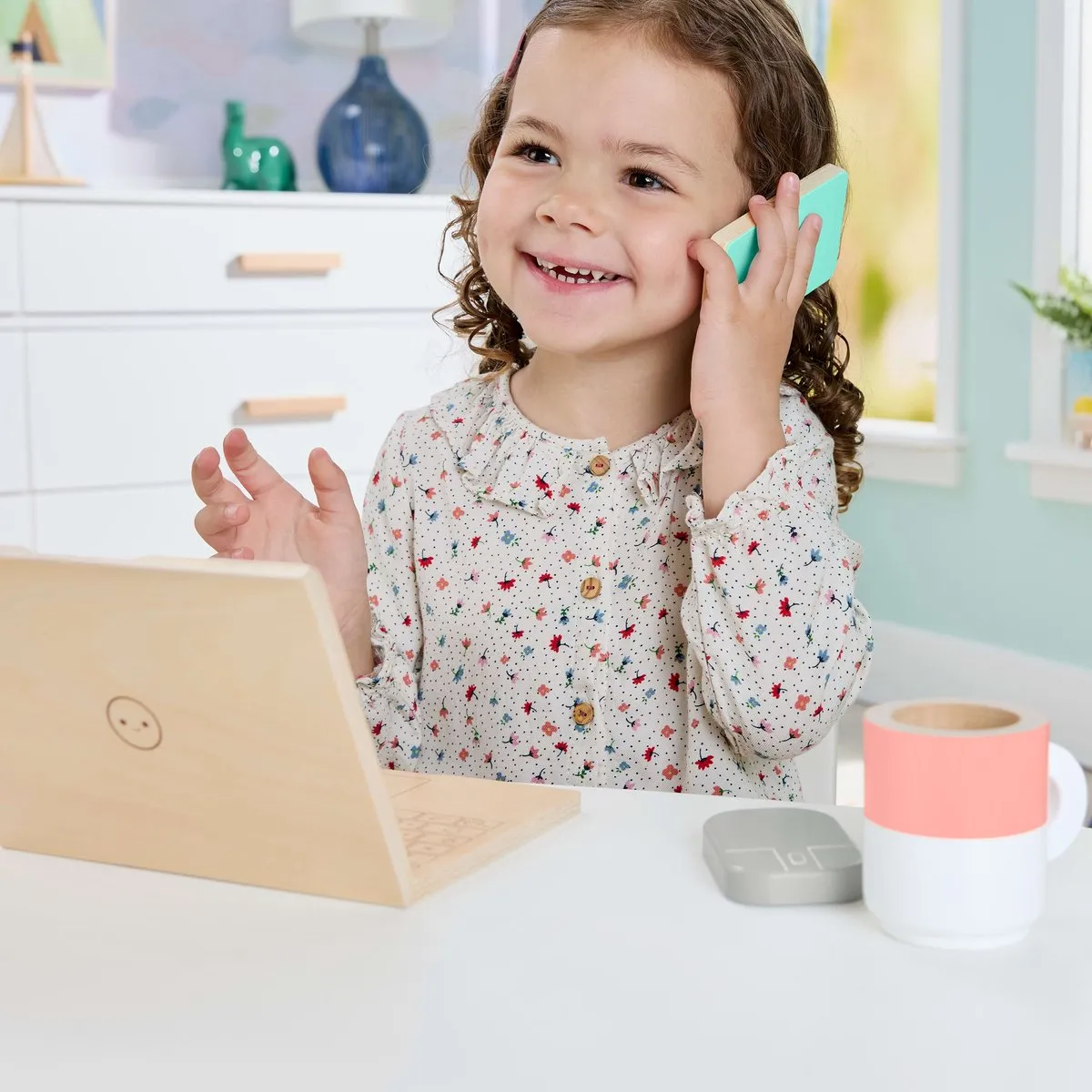 Fisher-Price Houten Thuiswerkset 0194735238545 - Multicolor