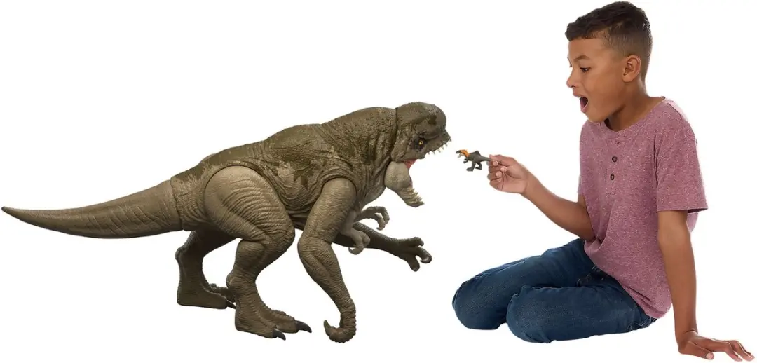 Mattel Jurassic World Rebirth Superkolossale Distortus Rex JKG95 - 79cm - Meerkleurig