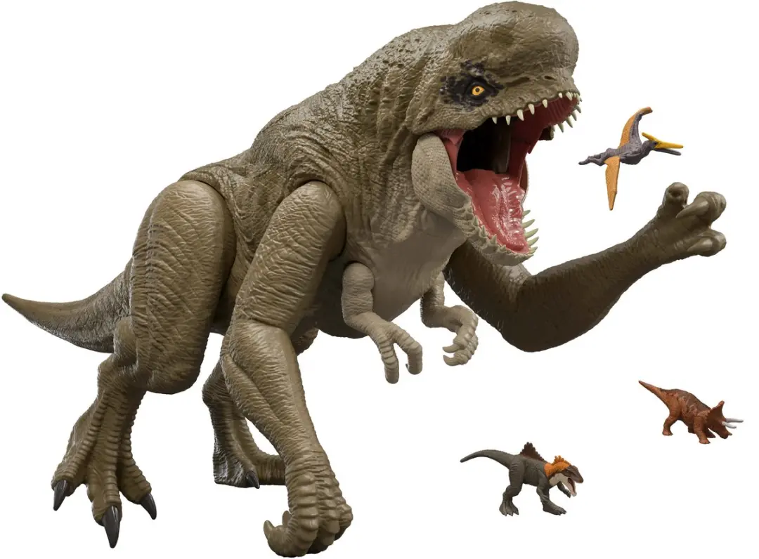 Mattel Jurassic World Rebirth Superkolossale Distortus Rex JKG95 - 79cm - Meerkleurig