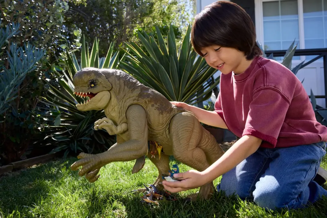 Mattel Jurassic World Rebirth Superkolossale Distortus Rex JKG95 - 79cm - Meerkleurig