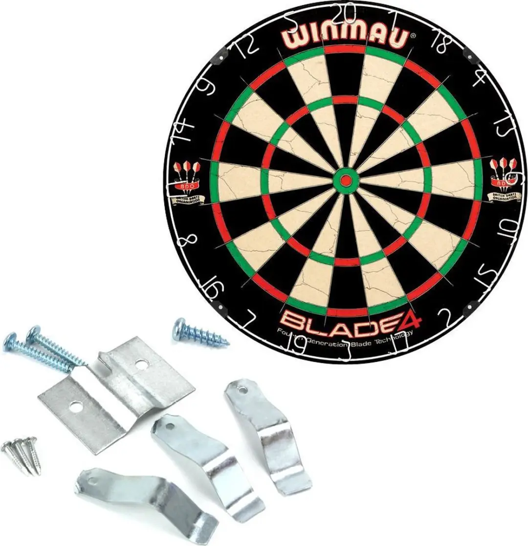 Red Dragon X0158 Dartbord Bevestigingsset - Zilver