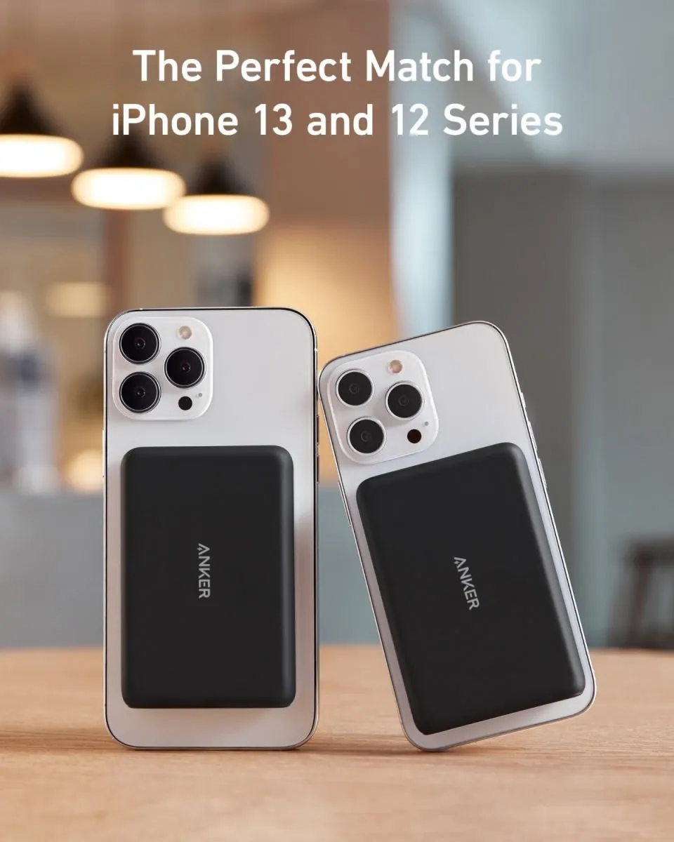 Anker 622 MagGo Powerbank 5000mAh - MagSafe - Zwart