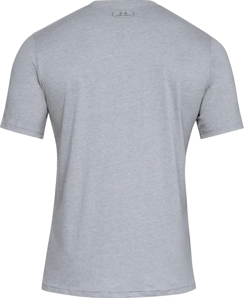 Under Armour UA BOXED SPORTSTYLE SS Heren Sportshirt - Grijs M
