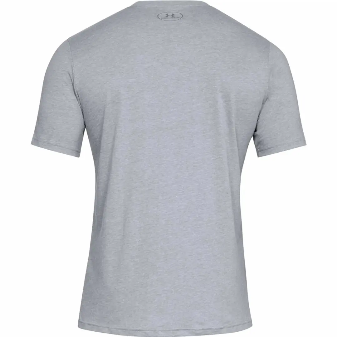 Under Armour UA BOXED SPORTSTYLE SS Heren Sportshirt - Grijs M