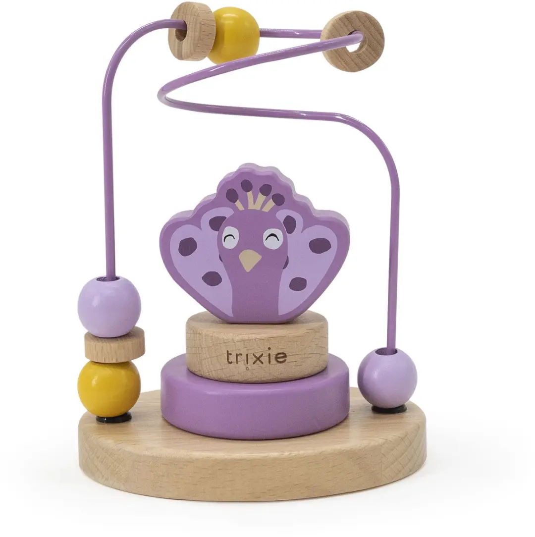 Trixie Houten Kralenframe Mrs. Peacock