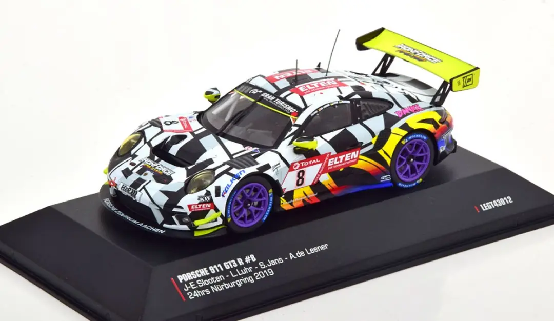 Porsche 911 GT3 R No.8 Ixo LEGT43012 Modelauto