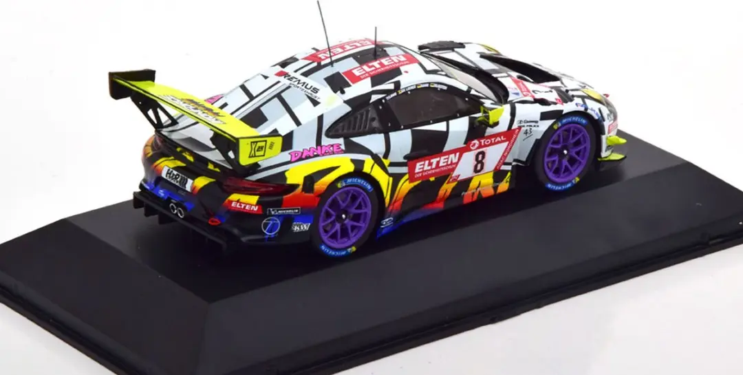 Porsche 911 GT3 R No.8 Ixo LEGT43012 Modelauto - Diversen