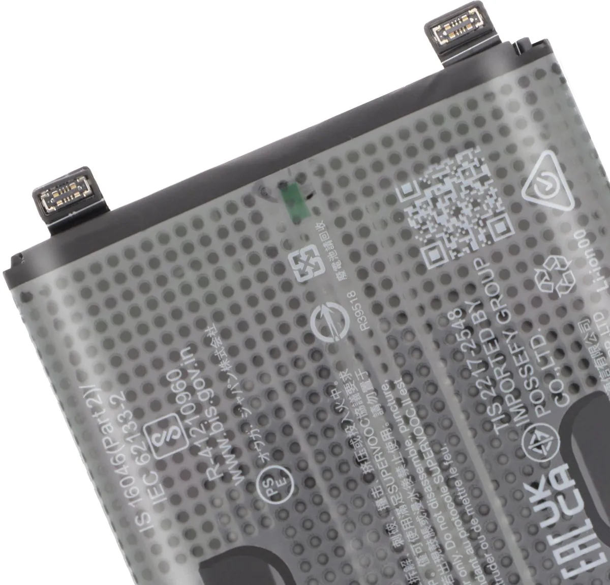 OnePlus Interne Batterij BLP945 4800mAh - OnePlus 10T - Zwart