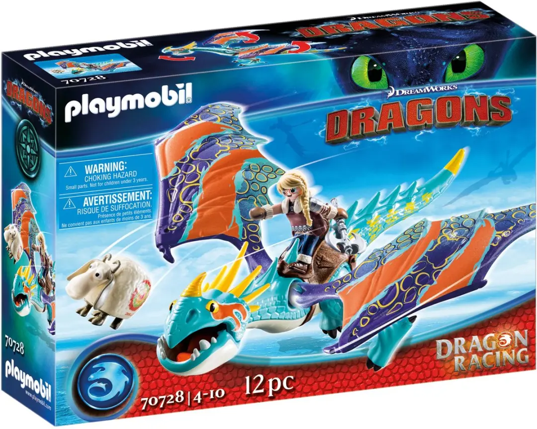 Playmobil Dragons 70728 Astrid en Stormvlieg - Multicolor