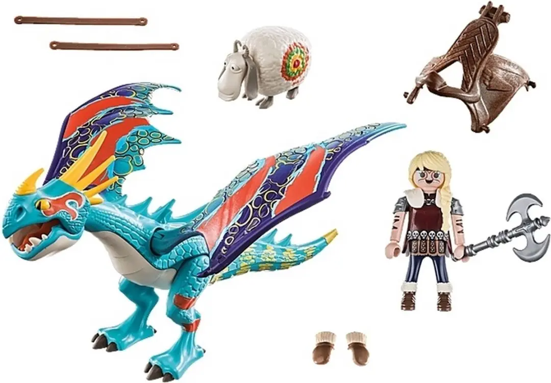 Playmobil Dragons 70728 Astrid en Stormvlieg - Multicolor - afbeelding 6 van 6