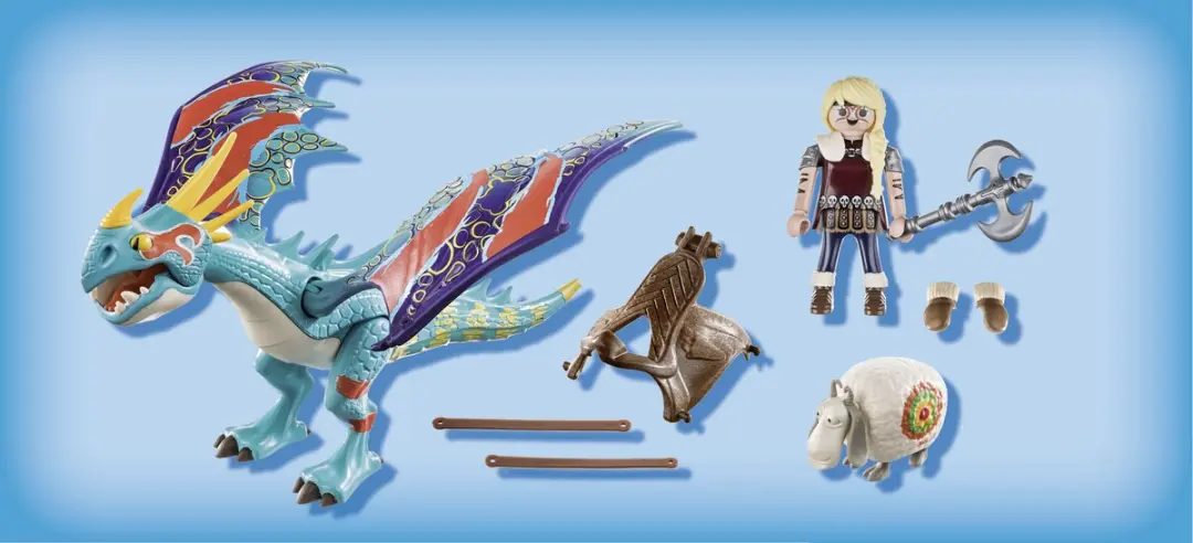 Playmobil Dragons 70728 Astrid en Stormvlieg - Multicolor