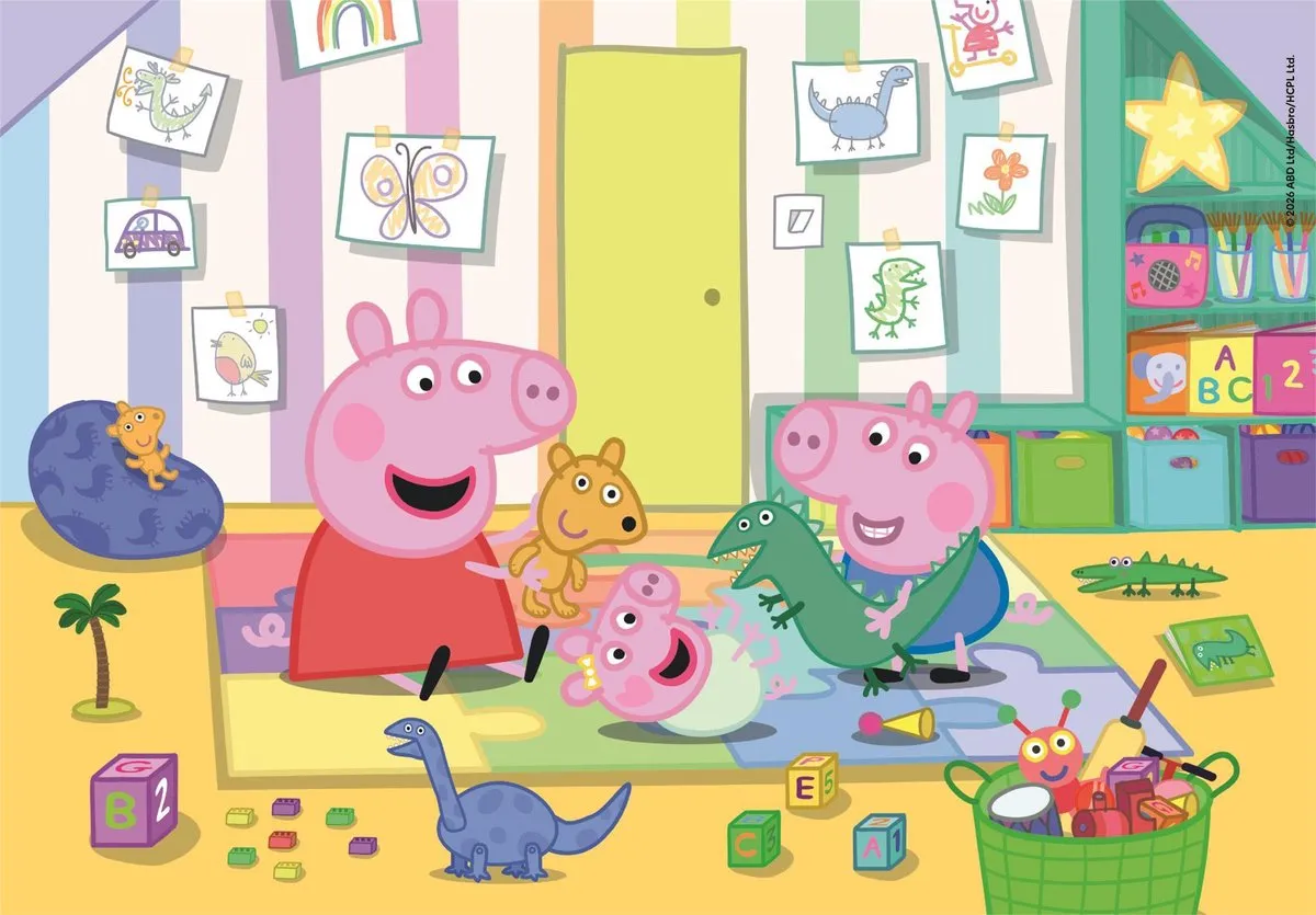 Clementoni Peppa Pig Puzzle - 40 Stuks - 2x20 - afbeelding 3 van 6