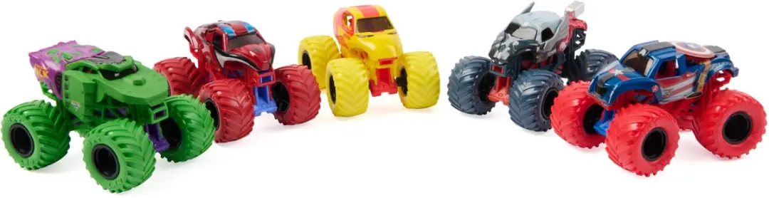 Spin Master Marvel Heroes Monster Jam 5-Pack 1:64 - Meerkleurig