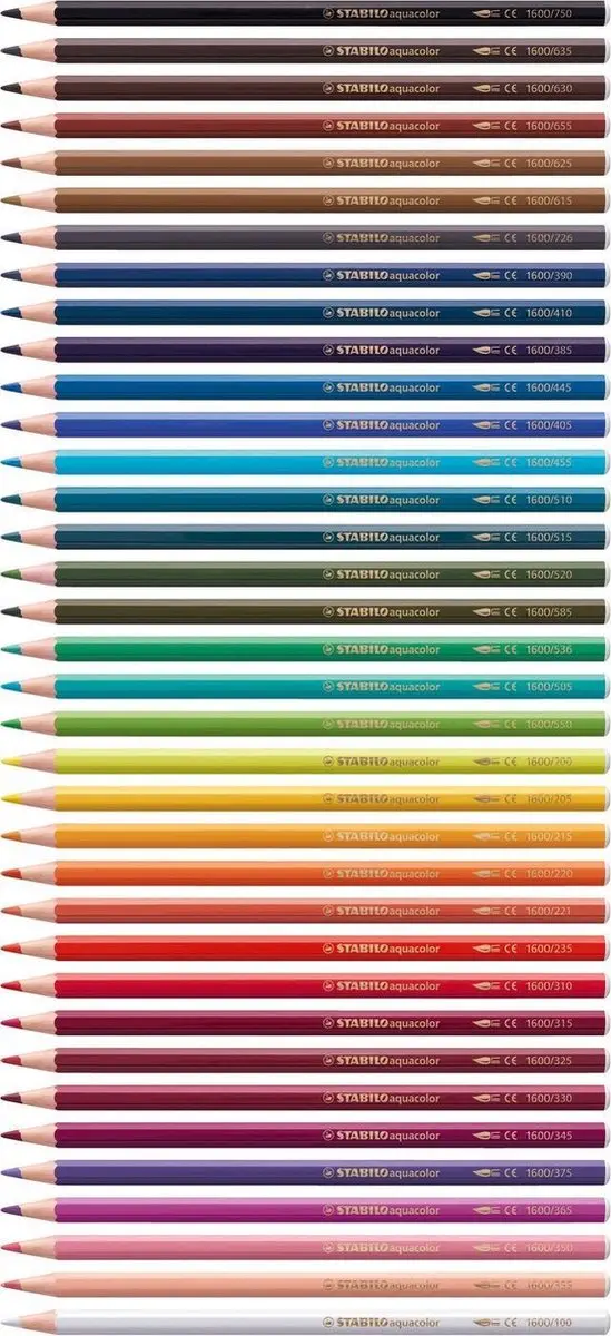 STABILO aquacolor Aquarel Kleurpotloden 36 Stuks - Multicolor