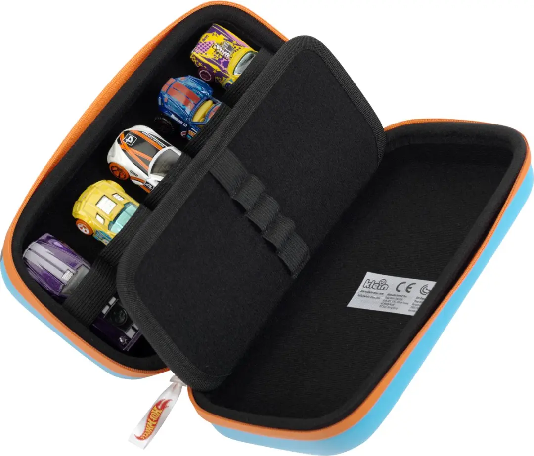 Klein Toys Hot Wheels Let's Race Etui 9662 - 23x12x6cm - Oranje/Blauw