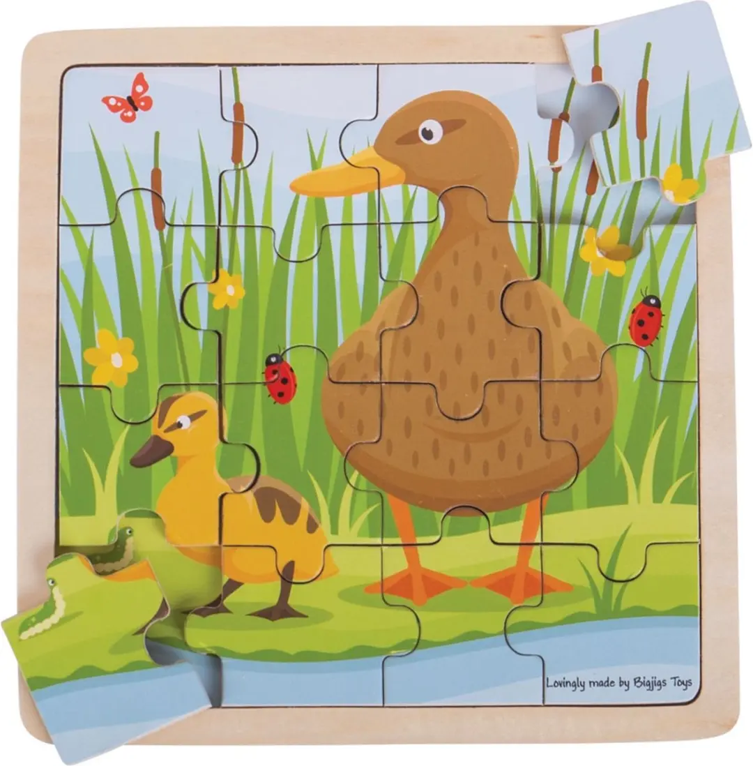 Bigjigs Eend en Eendje Puzzel 1000 Stuks - BJ494