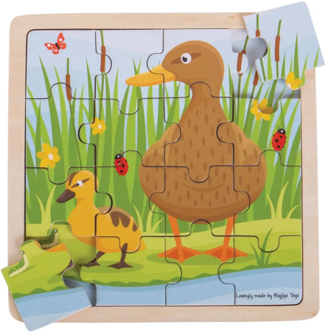 Bigjigs Eend en Eendje Puzzel 1000 Stuks - BJ494