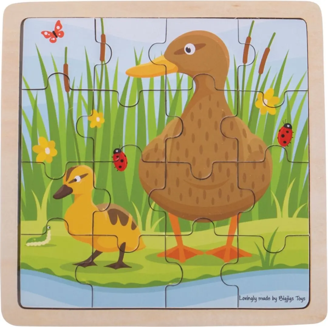 Bigjigs Eend en Eendje Puzzel 1000 Stuks - BJ494