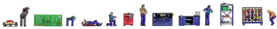 Noch 35902 N Werkplaats Figuren