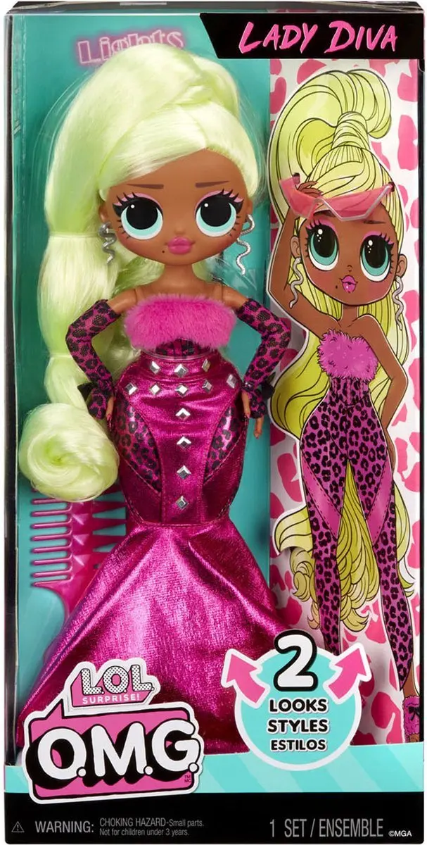 LOL Surprise! OMG HoS-pop Lady Diva 25cm - afbeelding 6 van 6
