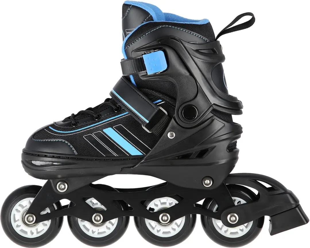 Nils Extreme 2in1 Skeelers/Schaatsen - Maat 34-38 - Blauw/Zwart