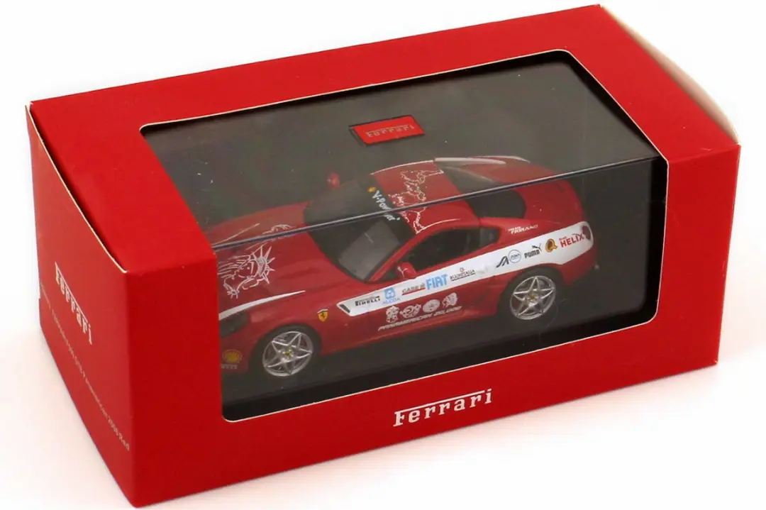 Ferrari F599 GTB Panamerican 2006 IXO Models - 1:43 - Rood/Wit