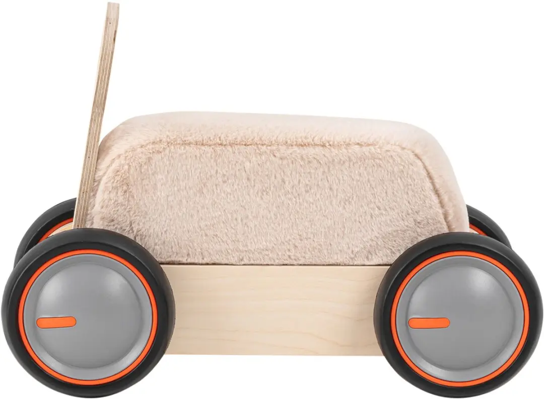 Mamatoyz Bear Loopwagen - 4 Wielen - Hout Naturiel