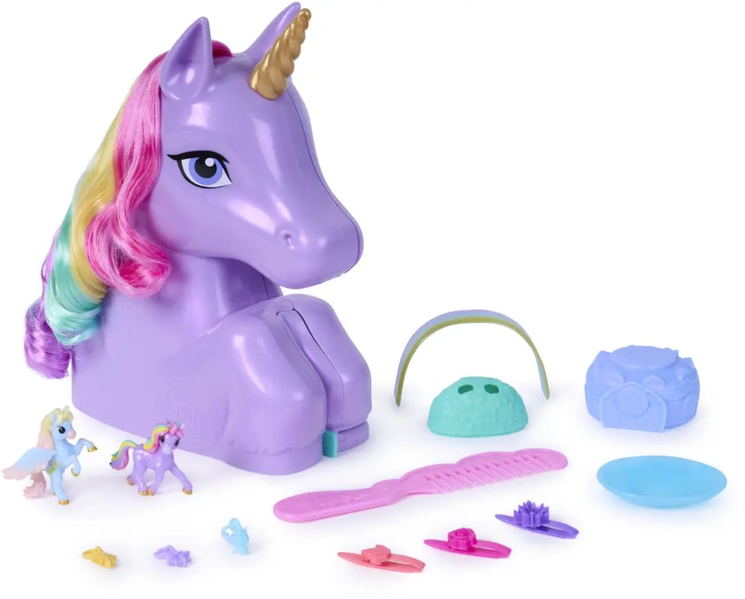 Unicorn Academy Wildstar Kaphoofd & Speelset 6077334 - Meerkleurig