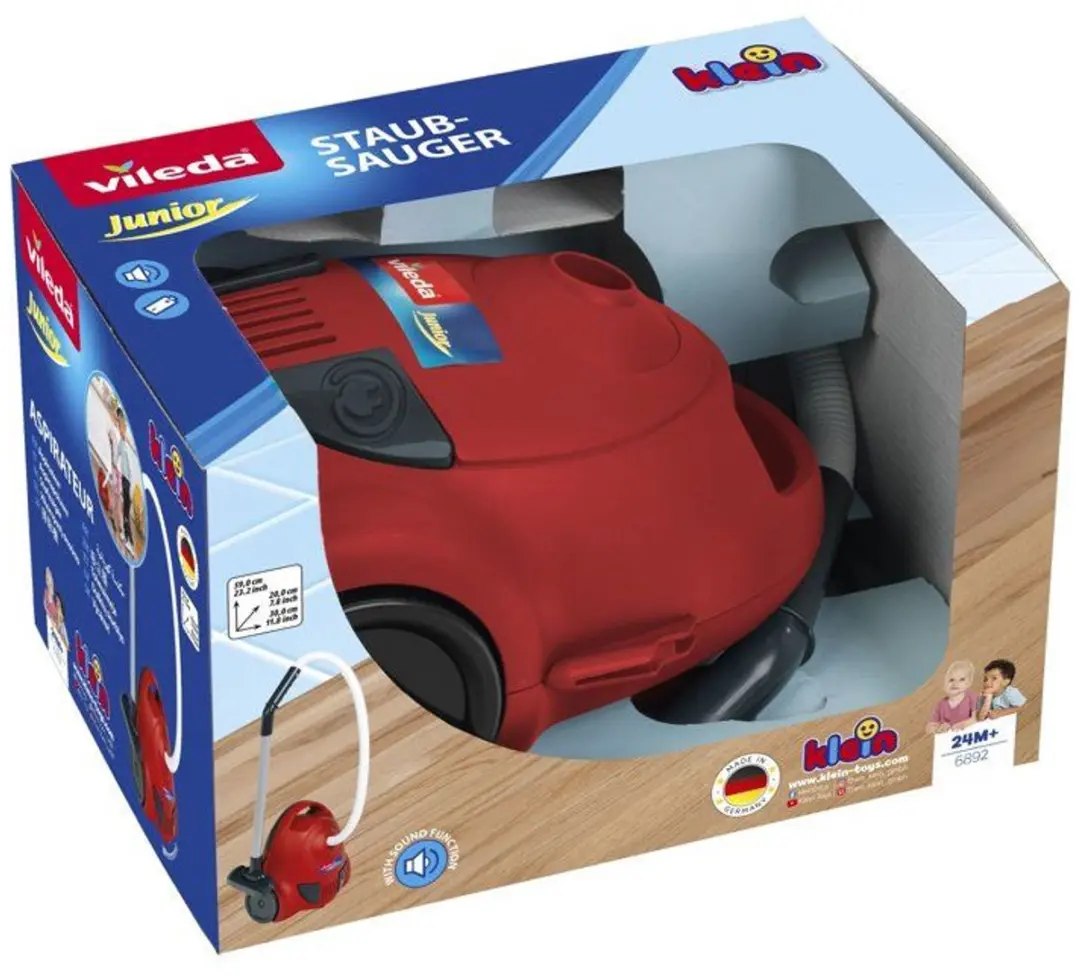 Klein Toys 6892 Vileda Speelgoedstofzuiger - Wit