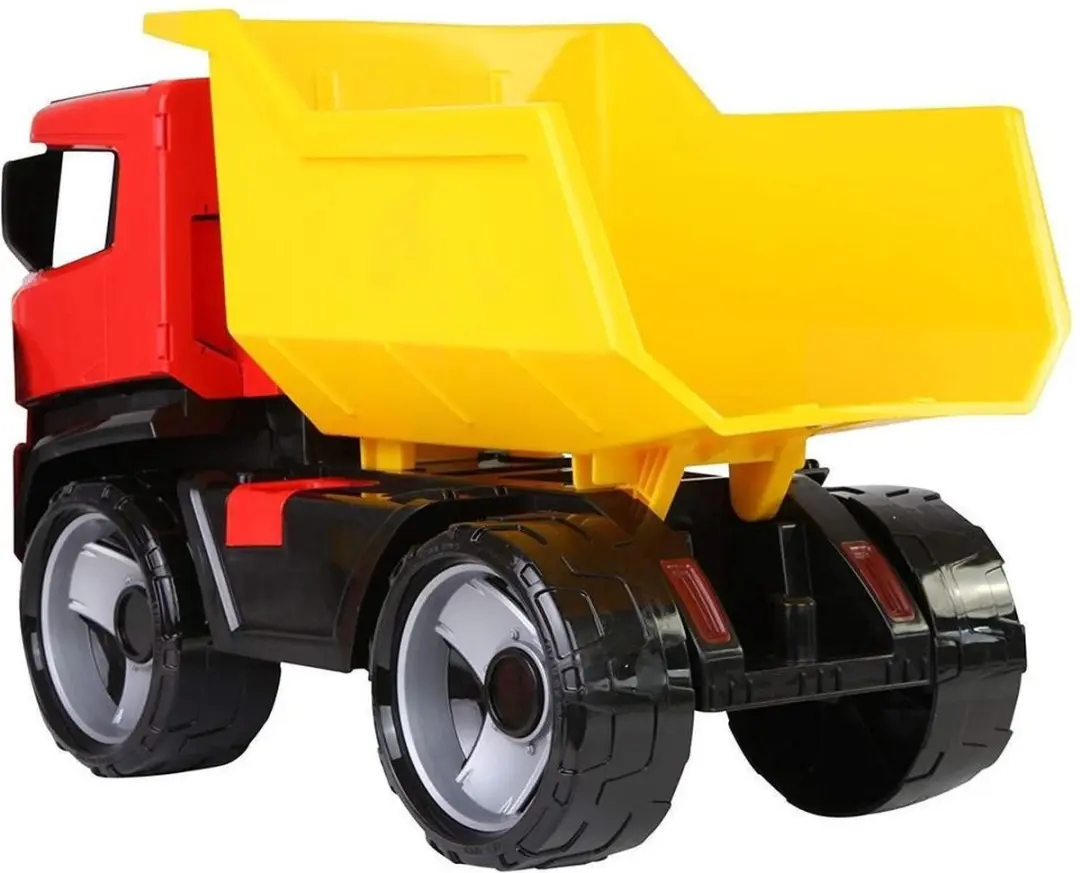Lena Giga Trucks Kiepwagen 51cm - Rood/Geel
