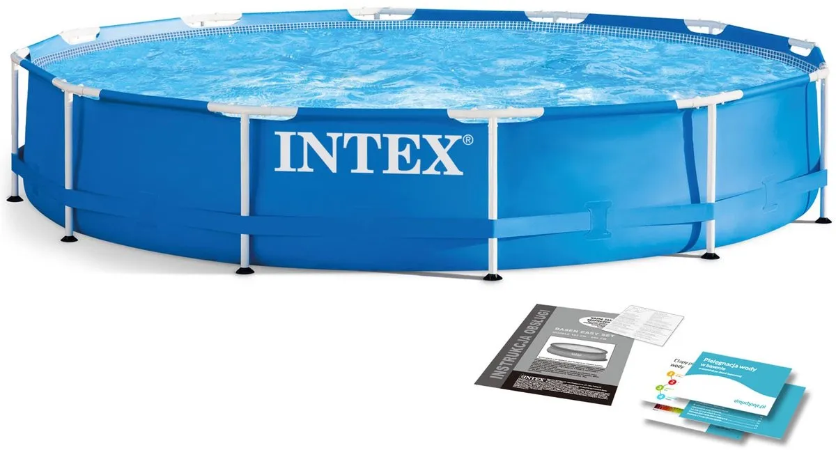 Intex Framepool 366cm Blauw