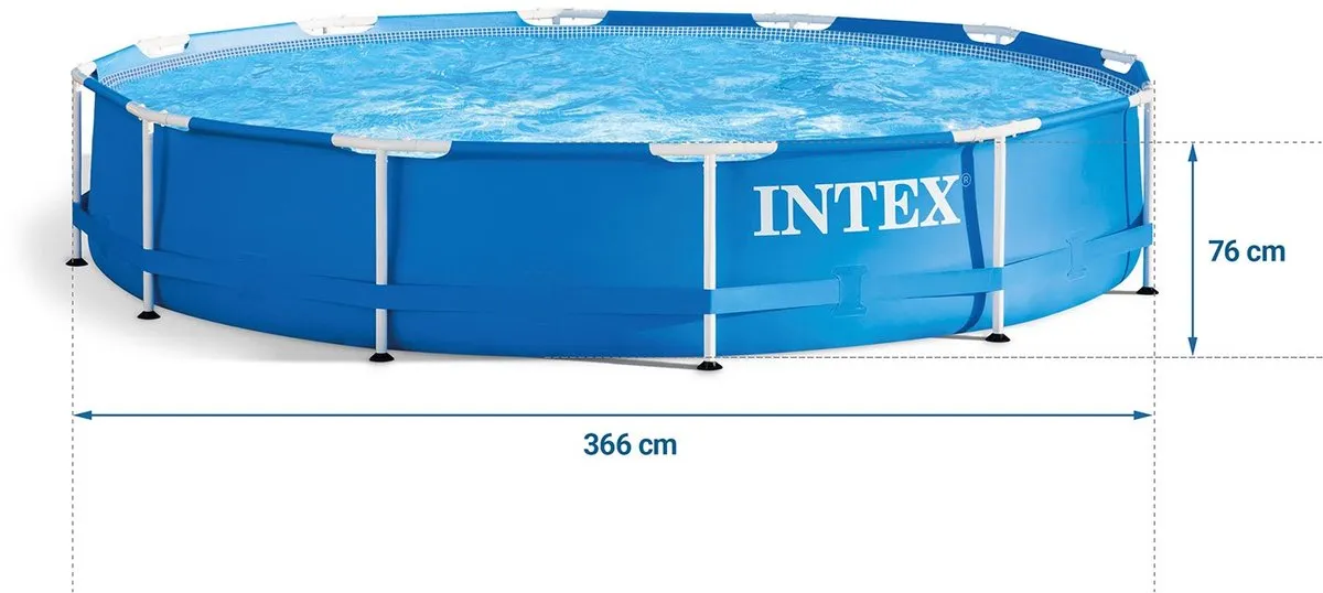 Intex Framepool 366cm Blauw - 6503L