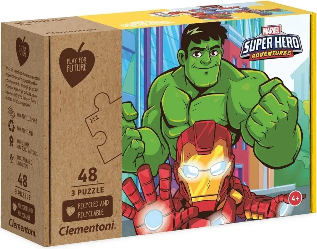 Marvel Superhero PZL 3x48 PFF Puzzels