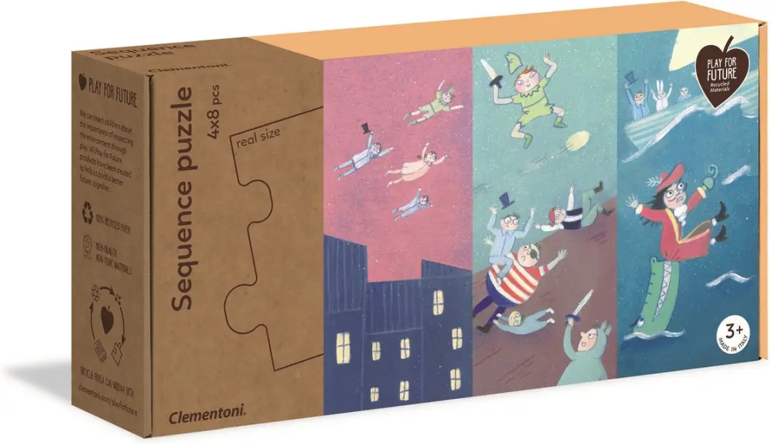 Clementoni Sprookjes Junior Legpuzzel 32 Stuks - 4 Stuks