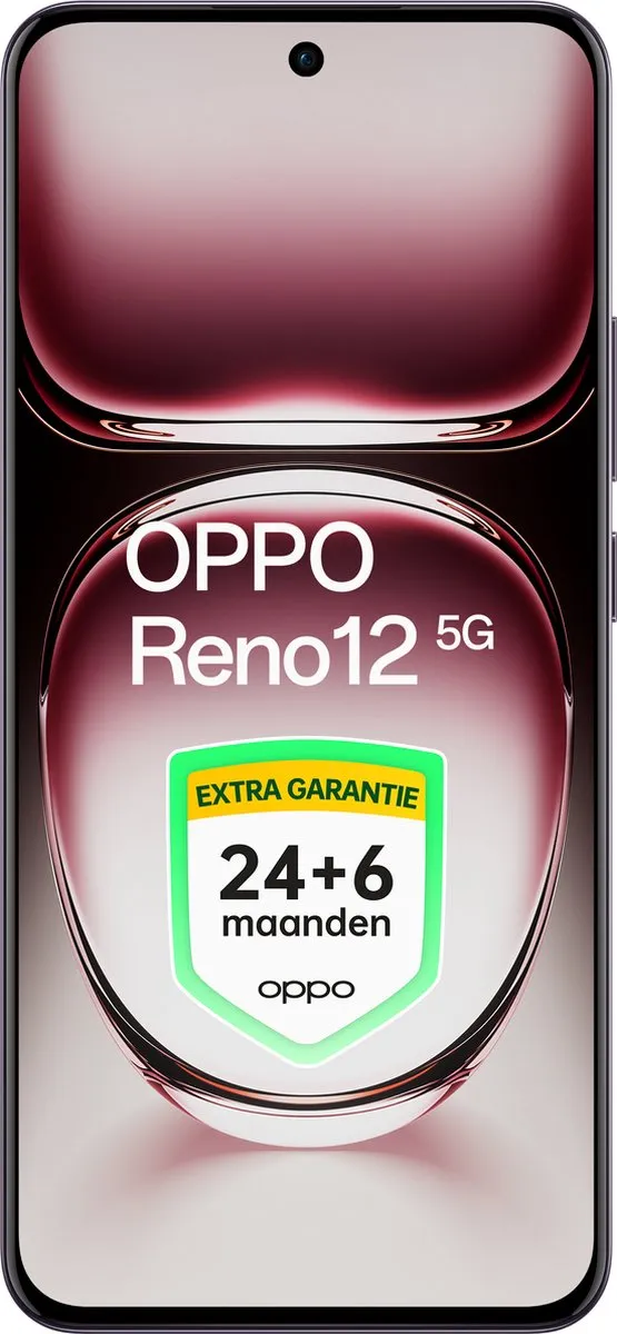 OPPO Reno12 5G CPH2625 Smartphone - 12GB/512GB - Black Brown - afbeelding 2 van 6