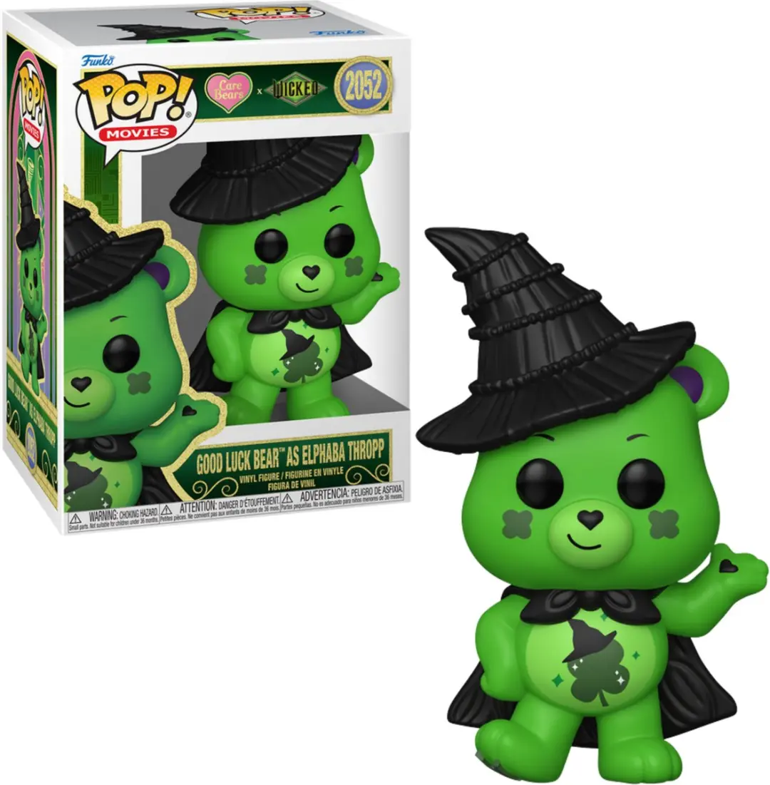 Funko Wicked x Care Bears POP! FK93385 Good Luck Bear als Elphaba