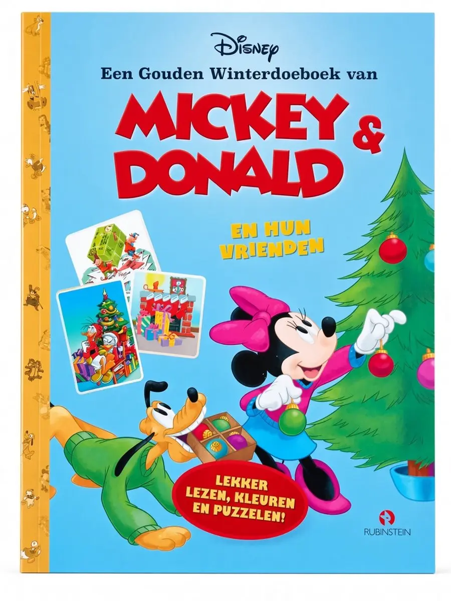 Disney Gouden Winter Doeboek Mickey Mouse & Donald Duck