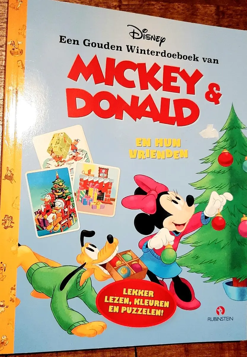 Disney Gouden Winter Doeboek Mickey Mouse & Donald Duck - 109 Pagina's