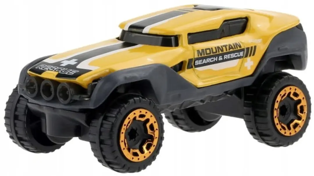 Hot Wheels Hyper Rocker RESCUE Auto 1:64 - Geel