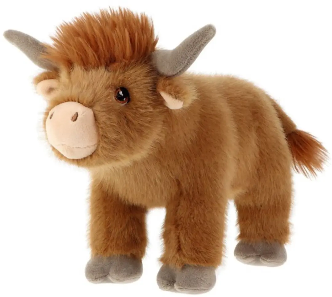 Keel Toys pluche Schotse Hooglander koe
