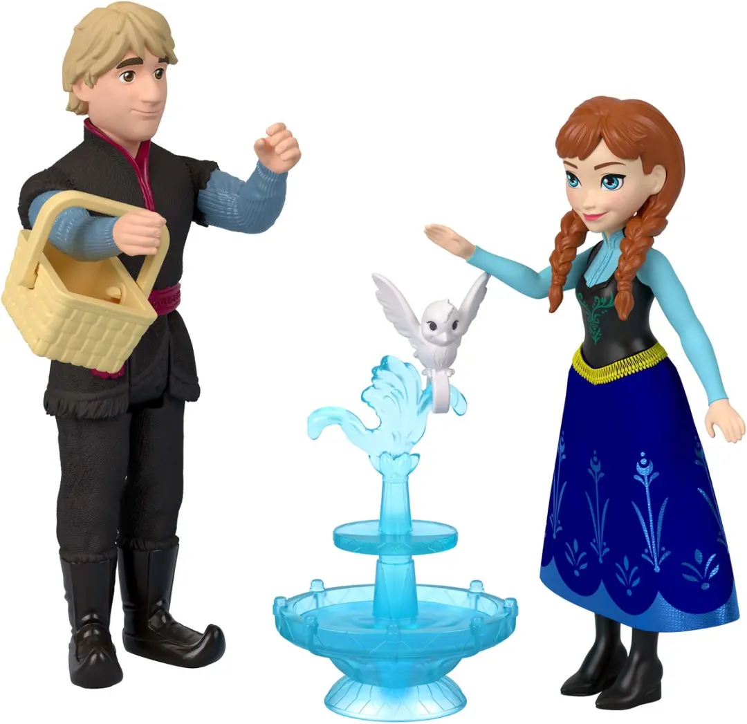 Mattel Disney Frozen Anna & Elsa Personageset - 4 Poppen & Accessoires
