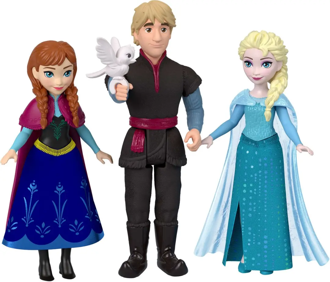 Mattel Disney Frozen Anna & Elsa Personageset - 4 Poppen & Accessoires