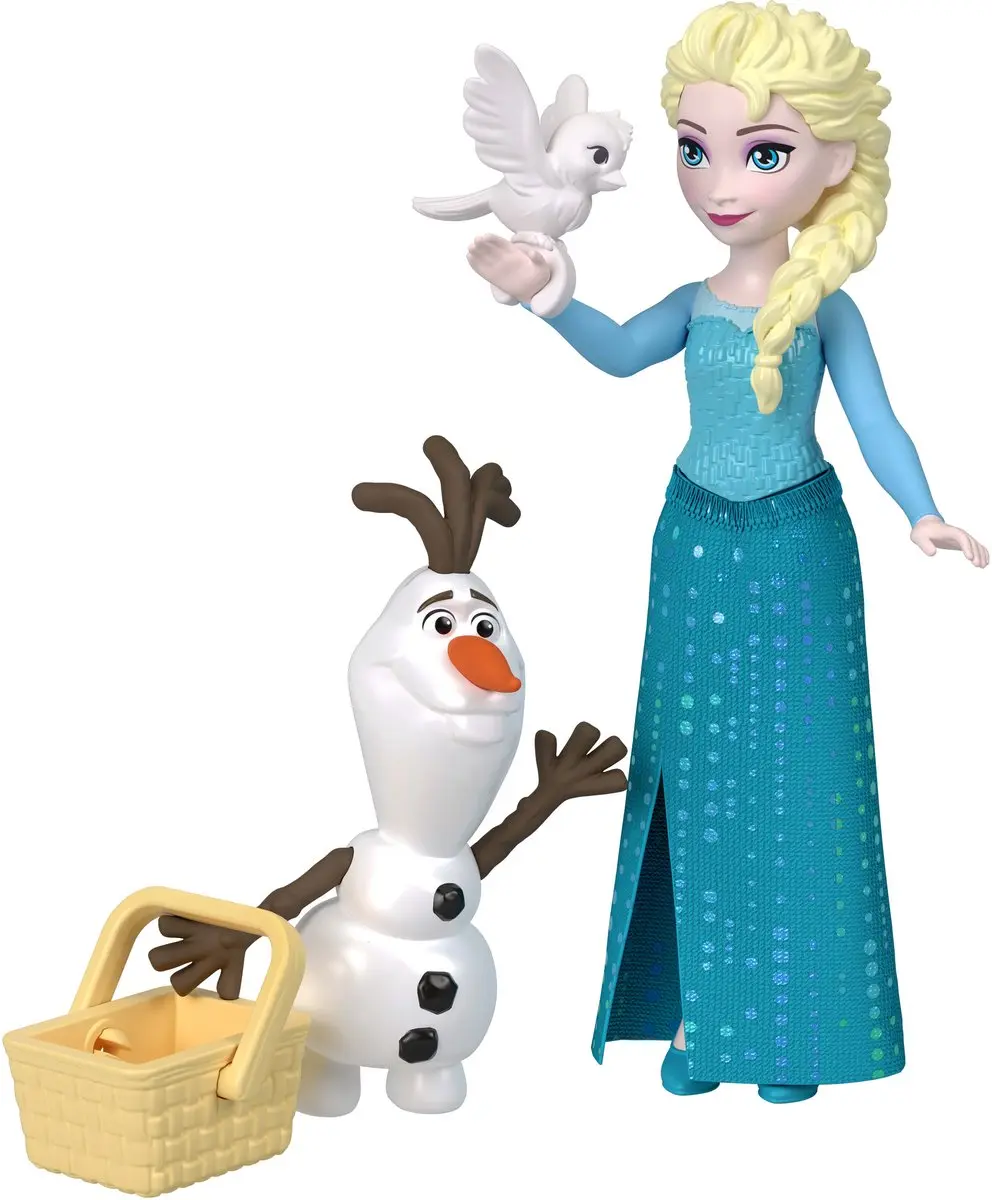 Mattel Disney Frozen Anna & Elsa Personageset - 4 Poppen & Accessoires