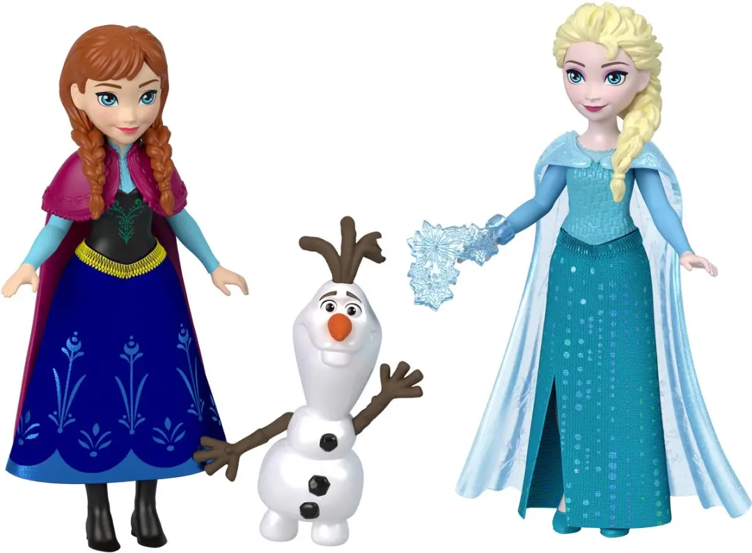 Mattel Disney Frozen Anna & Elsa Personageset - 4 Poppen & Accessoires