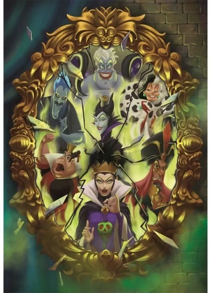 Clementoni Villains Puzzel 1000 Stuks - Multicolor - afbeelding 6 van 6