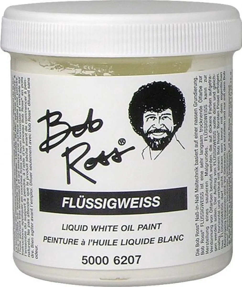 Bob Ross Liquid White Olieverf 473ml