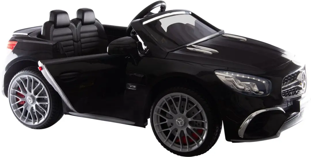 Mercedes-Benz SL65 AMG Elektrische Kinderauto 12V - Zwart