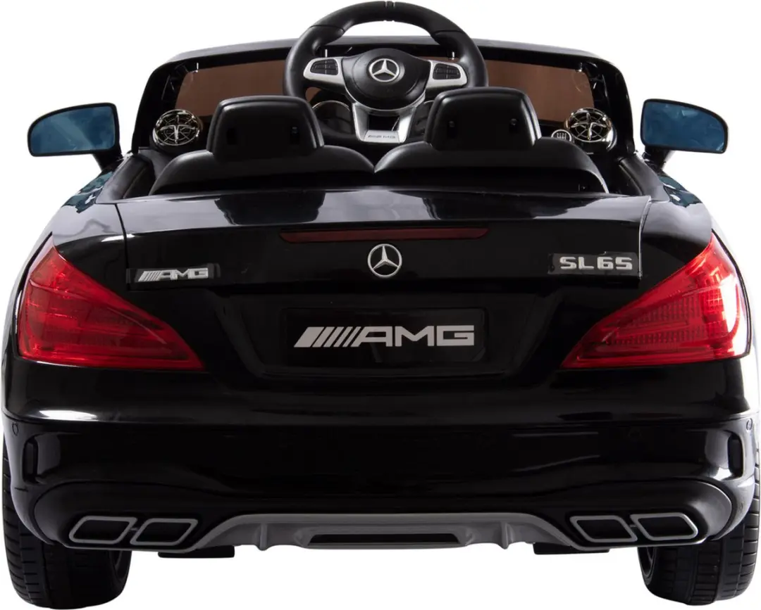 Mercedes-Benz SL65 AMG Elektrische Kinderauto 12V - Zwart