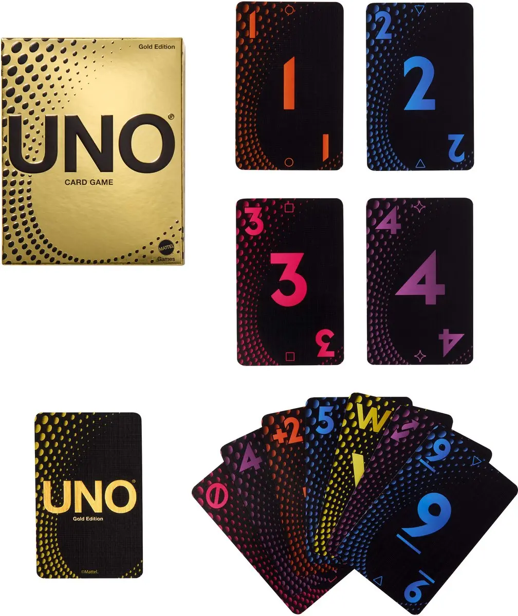 Mattel Games UNO Gold JHB35 Kaartspel