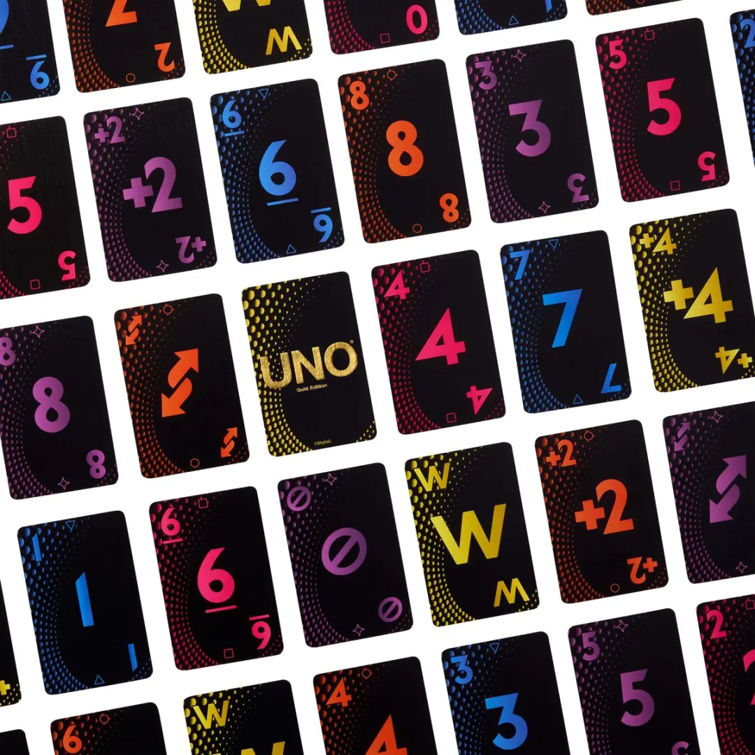 Mattel Games UNO Gold JHB35 Kaartspel - 2-7 Spelers